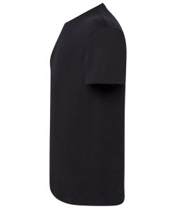 Camiseta-basica-inisex-negra-perfil