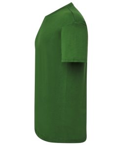 Camiseta-basica-unisex-verde-perfil