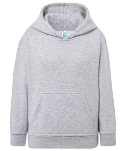 Sudadera-con-capucha-infantil-gris-unisex
