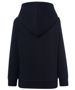 Sudadera-con-capucha-infantil-unisex-marino-espalda