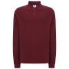 Polo-manga-larga-unisex-burdeos