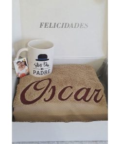 Set-toalla-personalizada-para-lavabo-marrón