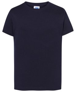 Camiseta-básica-para-niño-unisex-navy