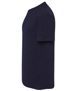 Camiseta-básica-para-niño-unisex-navy-perfil