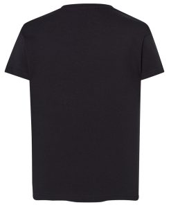 Camiseta-básica-para-niño-unisex-negro-espalda